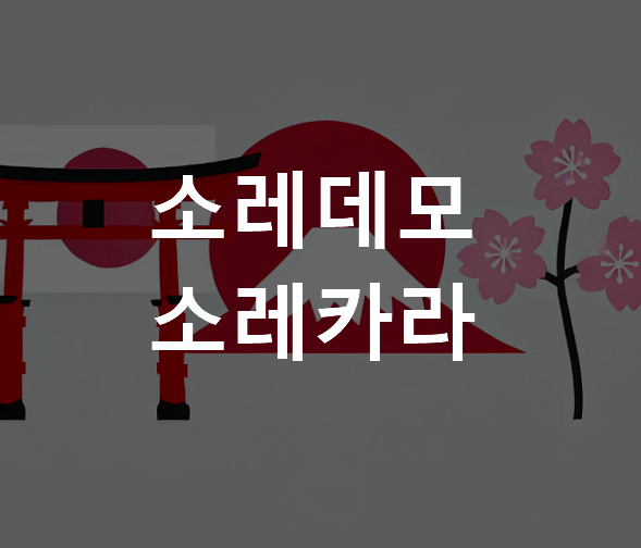 소레데모 소레카라