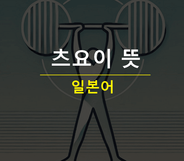 츠요이 뜻