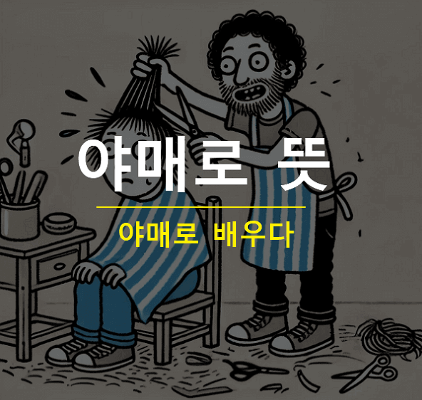 야매로 배우다 뜻