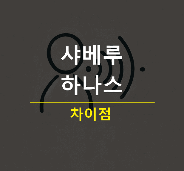 샤베루 하나스 차이 한자 일본어로 말하다