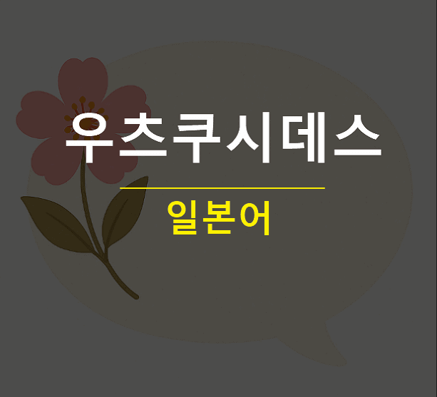 우츠쿠시데스 뜻