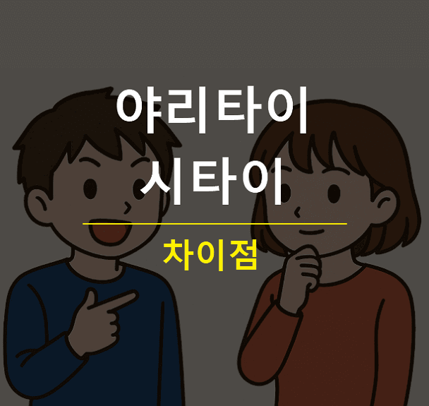 야리타이 시타이 차이